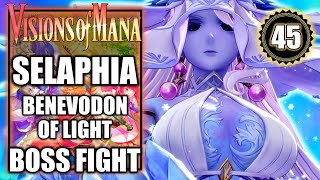 Visions of Mana  Selaphia Benevodon of Light Boss Fight  Temple of Wendel  Walkthrough Part 45 [upl. by Burnard]