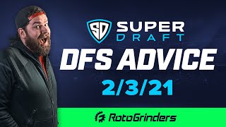 SUPERDRAFT NBA DFS ADVICE AND PICKS WEDNESDAY 2321  ROTOGRINDERS [upl. by Fezoj]