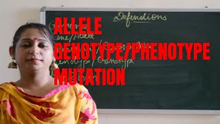 IMPORTANT DEFINITIONS Phenotypegenotypealleledominant allele BIOLOGY  ICSE CBSE Board Exams [upl. by Meehan]