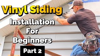 How To Install Vinyl Siding Part 2 [upl. by Zarla]