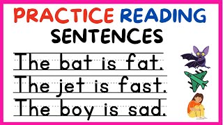 PRACTICE READING SENTENCES  PART 1  IMPROVE YOUR READING amp VOCABULARY SKILLS [upl. by Tallulah]