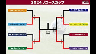 Jユースカップの決勝は28年ぶり3度目の優勝目指す東京Vユースと18年ぶり4度目の優勝目指す広島ユースに決定 [upl. by Aneehsor]