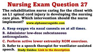 464  Nursing Questions for NCLEX ATI Exit Exam amp Hesi Exit Exam  NCLEX RN  NCLEX PN  LPN  LVN [upl. by Crim]