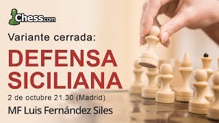 Aperturas de ajedrez  Defensa Siciliana variante cerrada [upl. by Irisa]