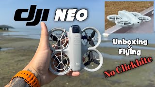 DJI NEO First Flying Footage and Unboxing [upl. by Seppala932]