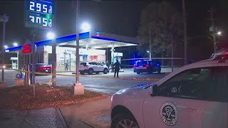 Father shot and killed in front of kids at Atlanta gas station family says [upl. by Rayham]