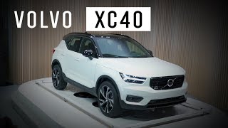 Conhecemos o Volvo XC40 em Milão  Webmotors [upl. by Wylde715]