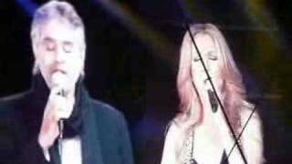 Celine Dion ft Andrea Bocelli  The prayer live 120608 Berlin [upl. by Yenolem65]