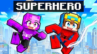 Playing as a SUPERHERO in Minecraft [upl. by Llehsam924]