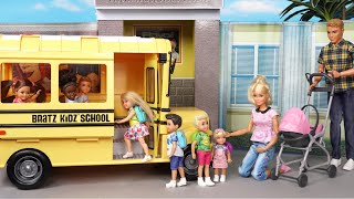 Barbie amp Ken Family Toddler School Morning Routine [upl. by Aernda]