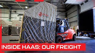 Inside Haas How an F1 Teams Freight Operation Works [upl. by Noam]