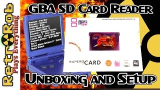 Mini SD Super Card GameBoy Advance SD Card Reader [upl. by Einahpetse490]