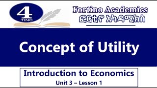 Introduction to Economics  Unit 3 Part 1  Consumer Theory  Economics 101  Basic Economics [upl. by Ajnotal580]