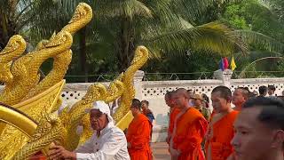 Buddhist New Year Ceremony in Luang Prabang Laos [upl. by Stauffer]