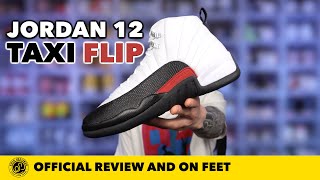 Air Jordan 12 Taxi Flip In Depth Review and On Feet [upl. by Levram]