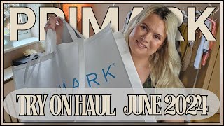 HUGE NEW IN PRIMARK TRY ON HAUL Size 14 JUNE 2024 Spring Summer Essentials  Clare Walch [upl. by Ettelloc]