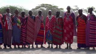 A maasai village in the Amboseli National Park Kenya [upl. by Akemihs205]