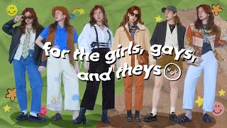 GenderNeutralAndrogynous Outfits for Spring [upl. by Jeffcott]