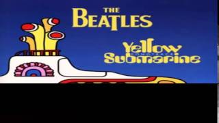 Yellow Submarine  The Beatles Lyrics [upl. by Amaleta598]