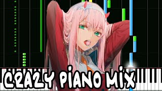 Crazy Piano Mix DARLING IN THE FRANXX OP Kiss of Death [upl. by Esenwahs]