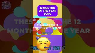 Months of the Year Syllable Song Phonological Awareness  5J Songs [upl. by Danczyk]