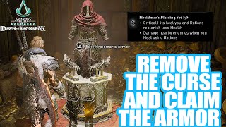 How to Get HREIDMARS Cursed Armor and Remove the Curse  Assassins Creed Valhalla Dawn of Ragnarok [upl. by Braun397]