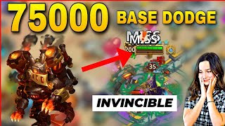 INVINCIBLE Dynamica  Only 1 have this build  75000 Base Dodge Dynamica Castle Clash [upl. by Argela]