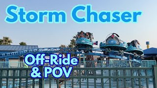 Storm Chaser  In The Game Funtrackers  Off Ride and POV [upl. by Rehpotisrhc989]