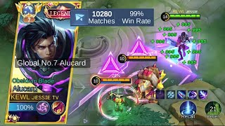 ALUCARD NEW BRUTAL ONESHOT LIFESTEAL BUILD IS 99 BROKEN  ALUCARD BEST BUILD 2023 [upl. by Alyakcim]