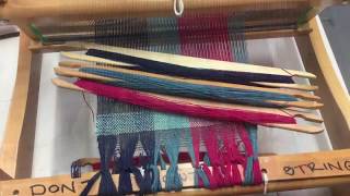 Weaving my new scarf at Pick One in Edinburgh part two [upl. by Garap]