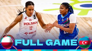 Poland v Azerbaijan  Full Basketball Game  FIBA Womens EuroBasket 2025 Qualifiers [upl. by Toback]