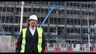 LlewelynBowen visits the Showtown site [upl. by Ahsekam]