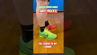 Kobe 6 grinch vs reverse grinch gx batch from airflykicks kobe basketball review [upl. by Norek380]