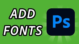 How to add fonts to Photoshop FULL GUIDE [upl. by Nyletak787]