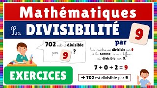 Exercices de mathématiques  Divisibilité par 9 [upl. by Mattheus506]