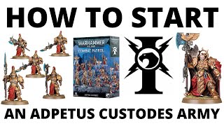 How to Start an Adeptus Custodes Army in Warhammer 40K 10th Edition  Beginner Guide for Starting [upl. by Lorianne]