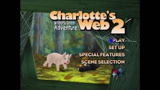 Charlotte’s Web 2Wilbur’s Great Adventure 2003 DVD Main Menu [upl. by Nilac]