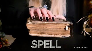 ASMR Spell 📜 Unintelligible whisper 🕯 Page Flipping 📖 Mixing a potion ○ Listen While Study [upl. by Magas]