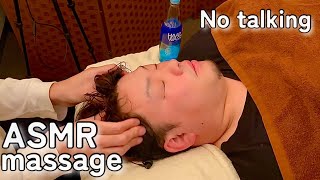 【ASMR】ハールワッサーヘッドマッサージで疲れてる男性を夢の国へご招待Invite him to dreamland with a HAARWASSER massage [upl. by Lander]