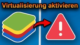 Bluestacks Virtualisierung aktivieren 2024 schnell amp einfach [upl. by Dnalon]