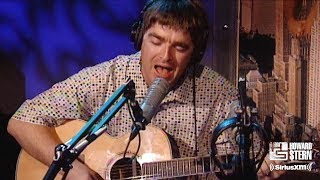 Noel Gallagher “Don’t Look Back in Anger” Acoustic on the Howard Stern Show in 1997 [upl. by Oiragelo418]