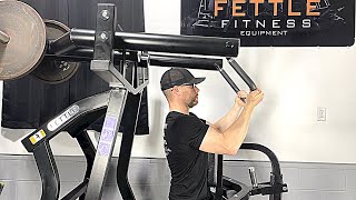 Fettle Fitness Plate Loaded Lat Pulldown Review  The CostEffective Hammer Strength Alternative [upl. by Hanzelin]