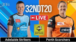 ADSW vs PRSW Live  32nd Match WBBL 2024  Adelaide Strikers Women vs Perth Scorchers Women [upl. by Taddeusz285]