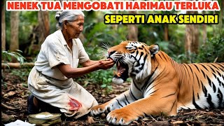 KISAH HARIMAU TERLUKA YANG DI BANTU MAK LEMBAYUNG SEORANG NENEK TUA [upl. by Ennail]