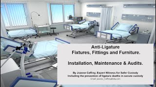 Anti Ligature Fixtures Fittings and Furniture Installation Maintenance and Audits 8 minutes [upl. by Swaine]