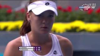 Azarenka VS Radwanska Highlight 2012 SF [upl. by Connolly]