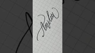 ☆Amilia☆ calligraphy handwriting lettering writing signature art [upl. by Lockwood88]