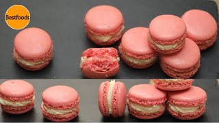 Macarons│No Almond Flour│How To Make Macaron│Macarons Recipe│Maida Macaron│Perfect Macaron│Macaroon [upl. by Odlamur]