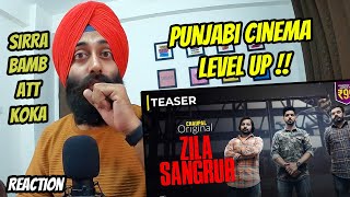 REACTION on Zila Sangrur Teaser  Babbal Rai  Princekanwaljit Singh  Upcoming Punjabi Movie [upl. by Yerga]