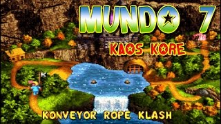 Donkey Kong Country 3  todos os Bonus  DK´s e BananabirdsMundo 7 [upl. by Anaig]